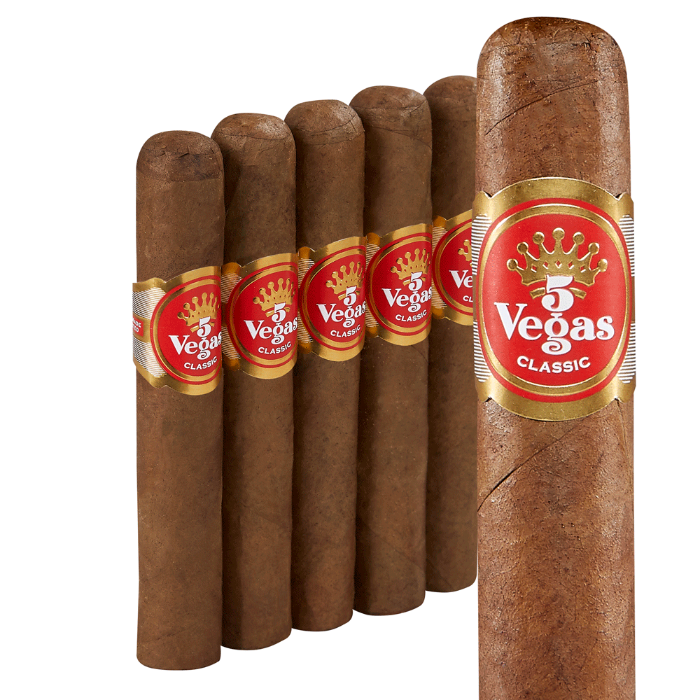 5 Vegas Classic Robusto (5.0"x50) Pack of 5