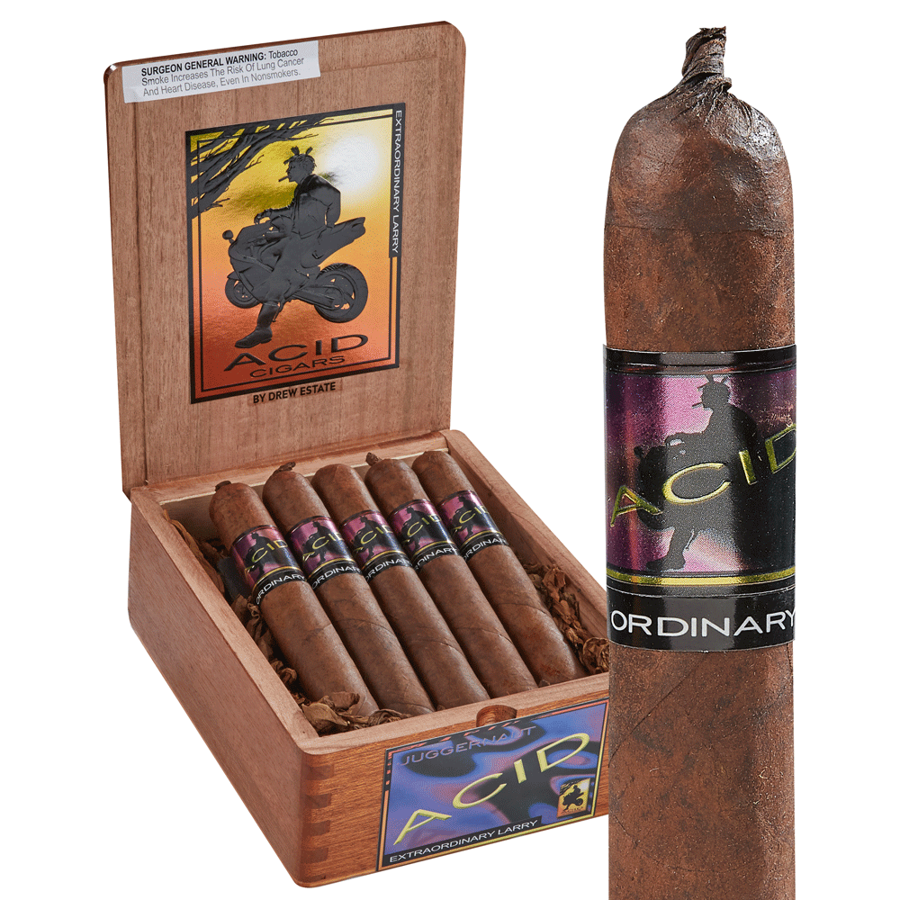 ACID Cigars by Drew Estate Extra Ordinary Larry (Gordo) (6.0"x60) Box of 10