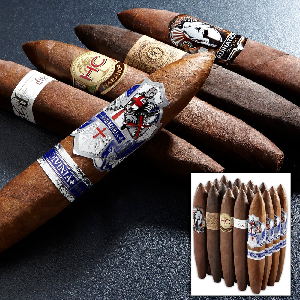 AJ's Box-Pressed Perfecto Mega-Sampler  20 Cigars