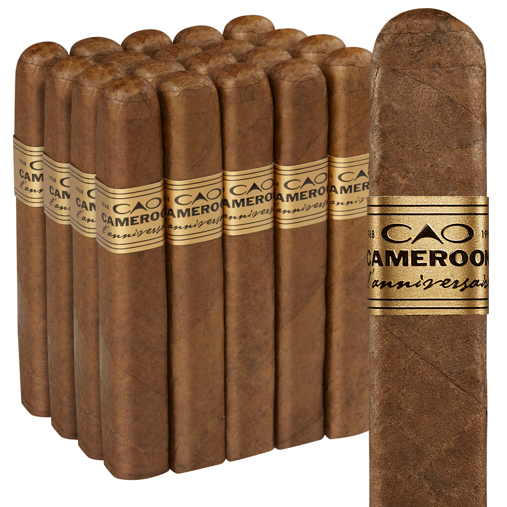 CAO L'Anniversaire Cameroon Robusto (5.0"x50) Pack of 20