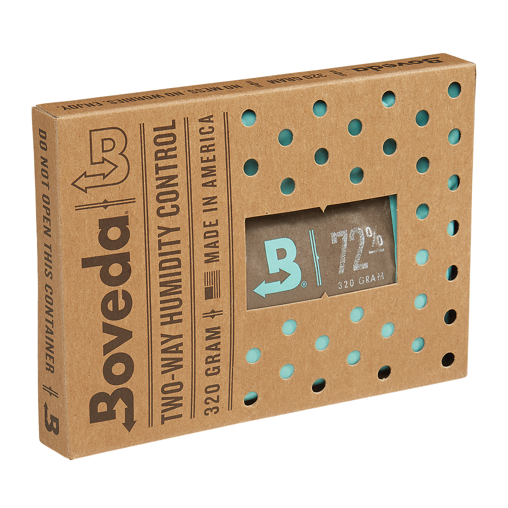 Boveda 72% Two-Way Humidity Control Packs For Wood Humidifier Boxes – Size  60 – 20 Pack – Moisture Absorbers – Humidifier Packs – Hydration Packets in