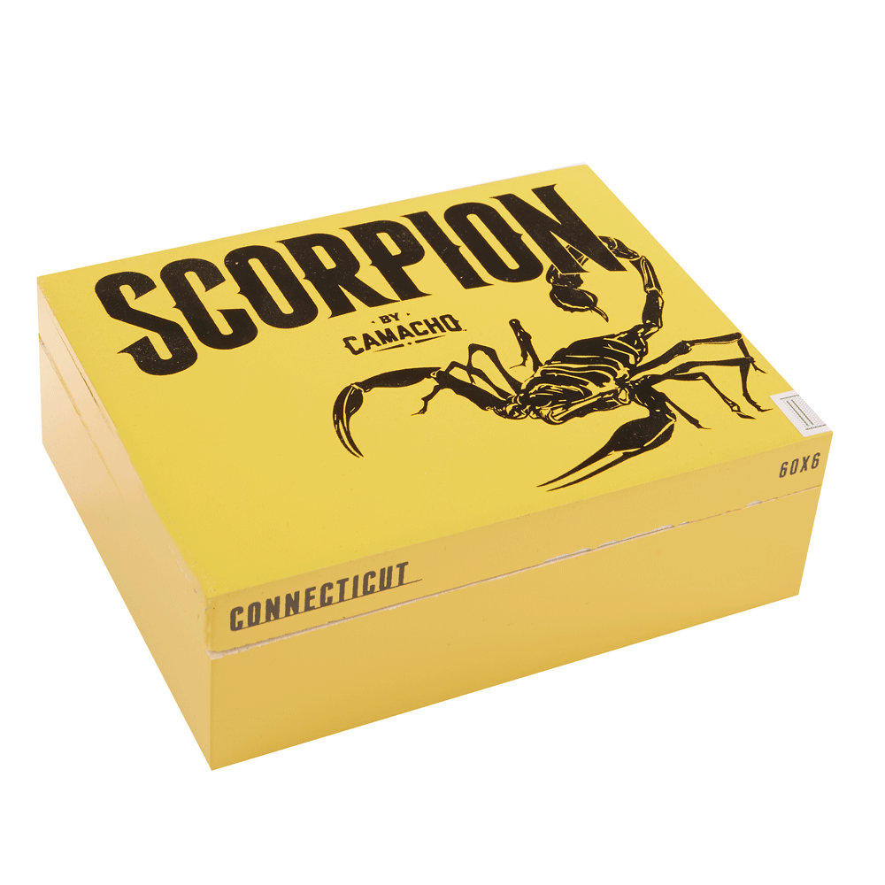 Camacho Scorpion Connecticut Robusto (5.0"x50) Box of 10