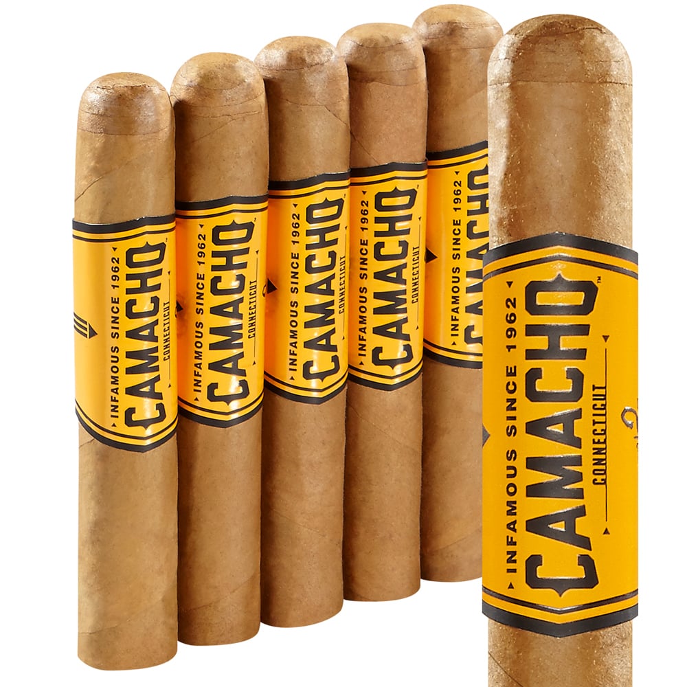 Camacho Connecticut Robusto (5.0"x50) Pack of 5
