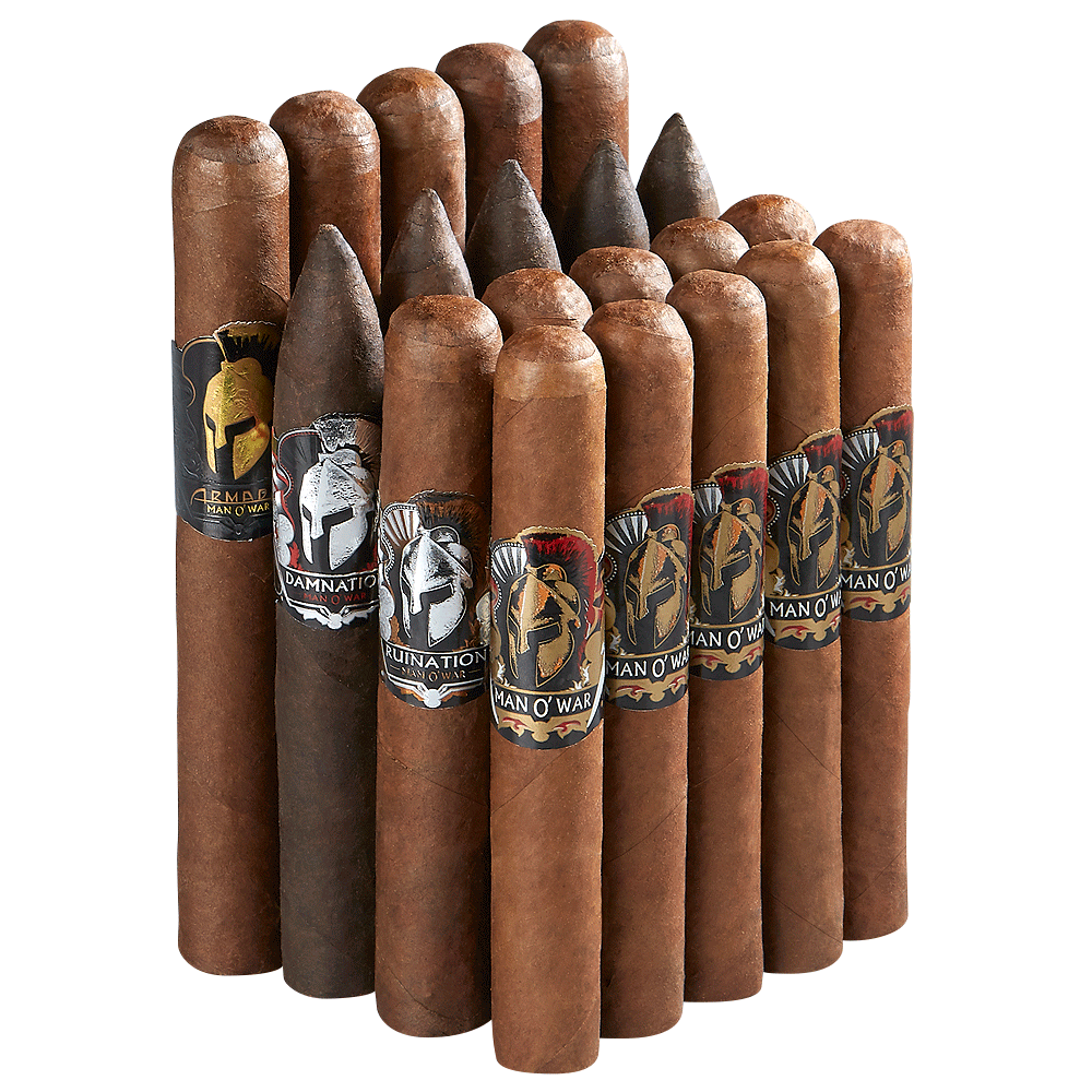 Man O' War Mega-Sampler  20 Cigars
