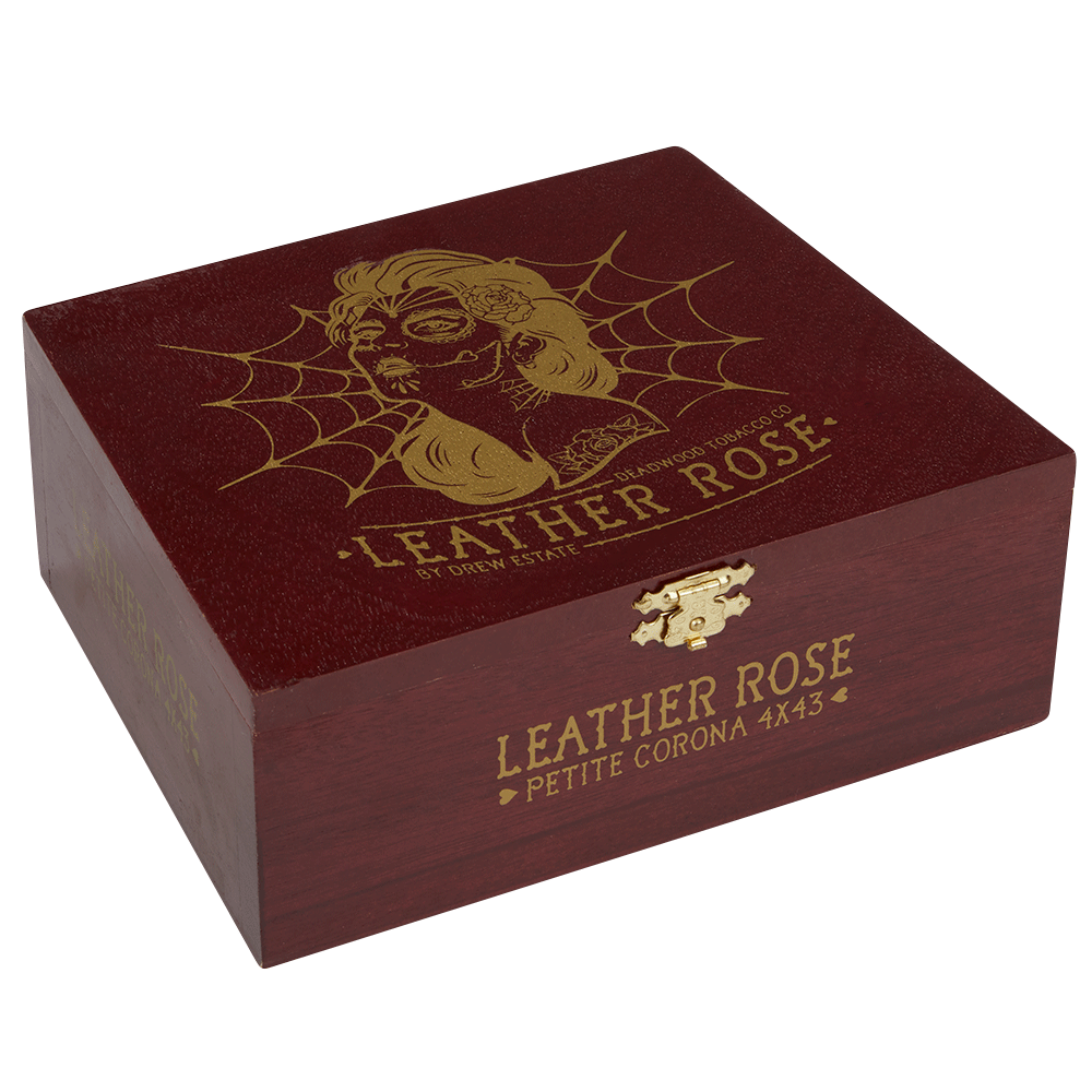Deadwood Tobacco Co. Leather Rose Petite Corona (4.0"x43) Box of 24