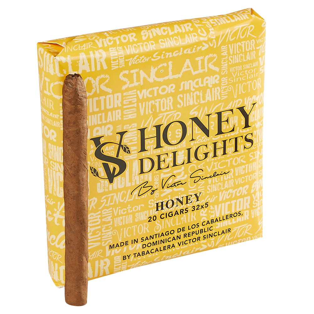 Honey Delights Cigarillo - Honey (Cigarillos) (5.0"x32) Pack of 20