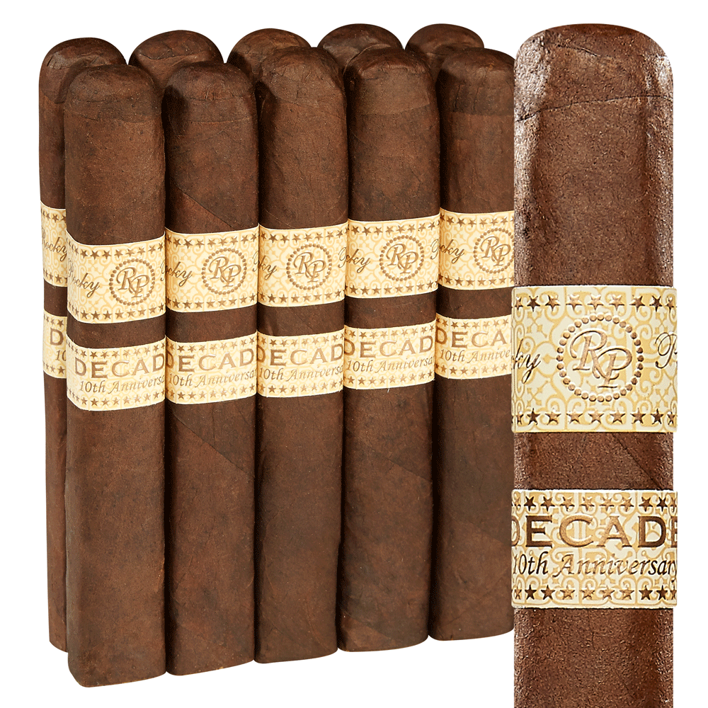 Rocky Patel Decade Robusto (5.0"x50) Pack of 10