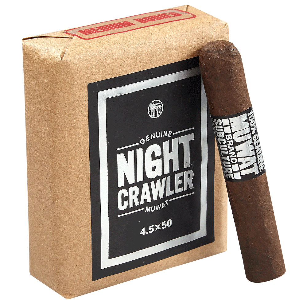 Drew Estate MUWAT Nightcrawler (Robusto) (4.5"x50) Pack of 10