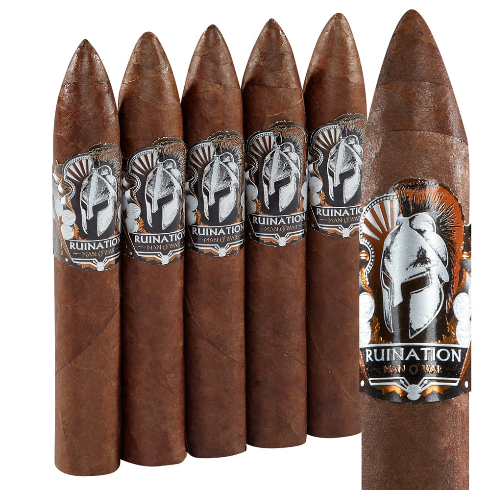 Man O' War Ruination Belicoso (5.7"x56) Pack of 5