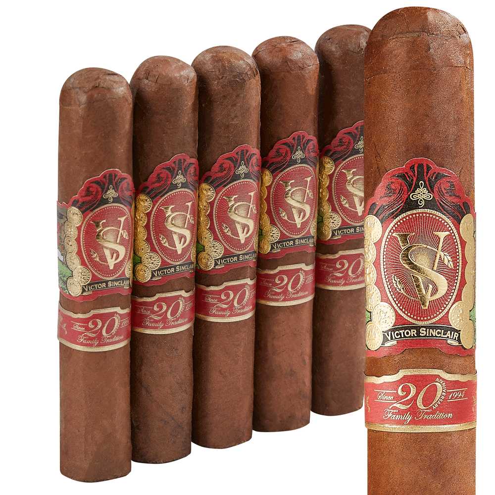 Victor Sinclair 20th Anniversary Robusto (5.0"x54) Pack of 5