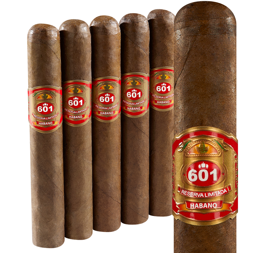 601 Red Habano Robusto (5.0"x50) Pack of 5
