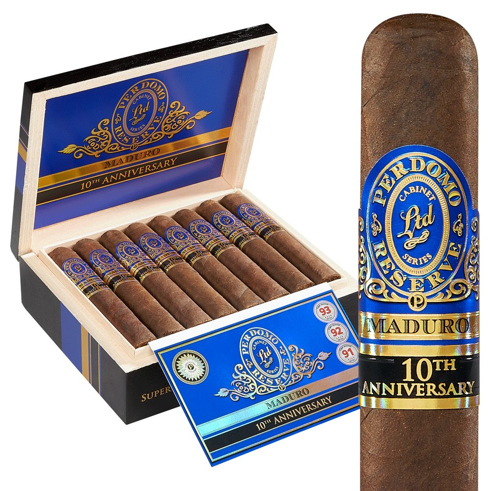 Perdomo Reserve 10th Anniversary Box Pressed Maduro Cigar Cigars International