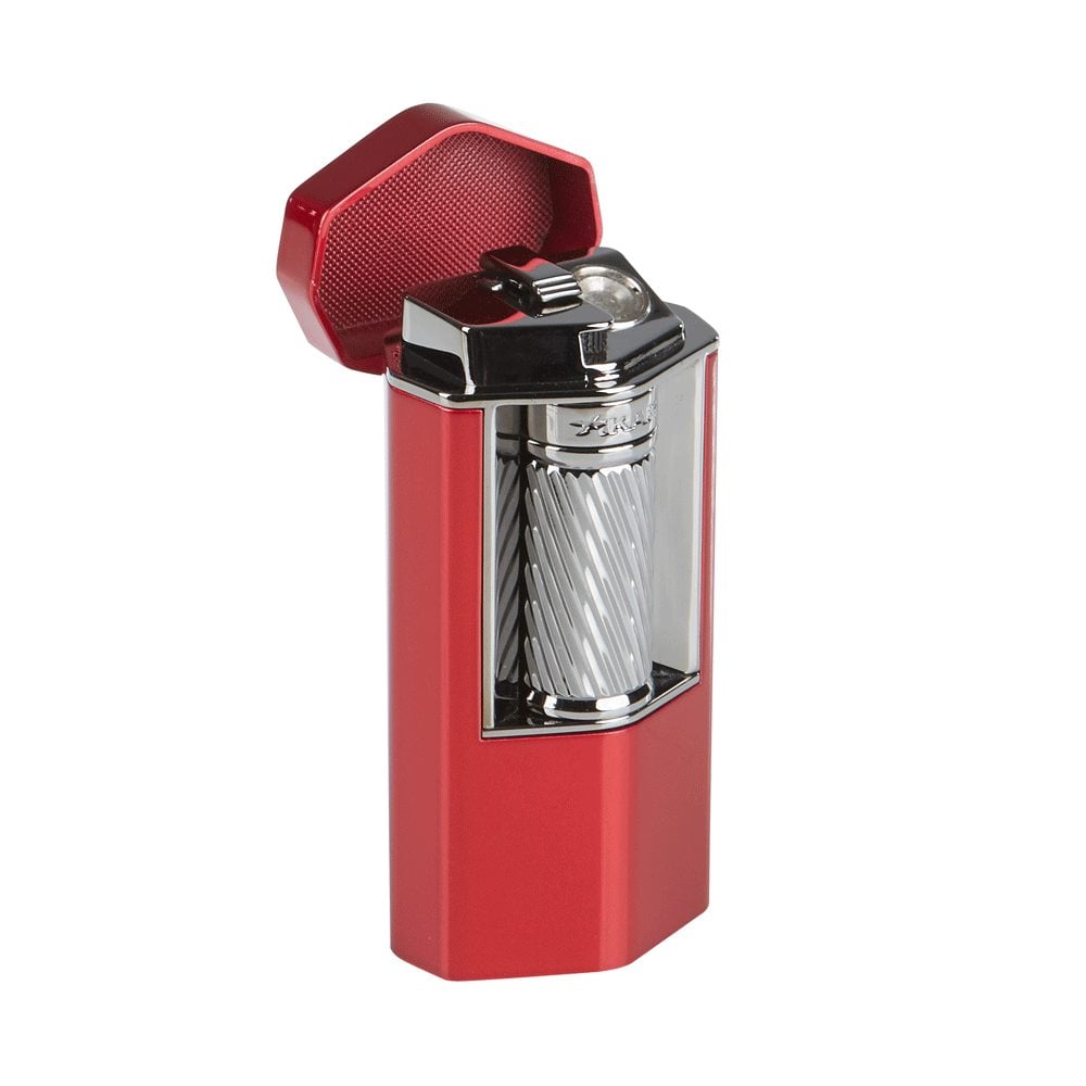 Xikar Meridian Triple Soft Flame Lighter Red/Gunmetal 
