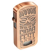 CIGARfest 2020 Dual Torch Tiki Lighter