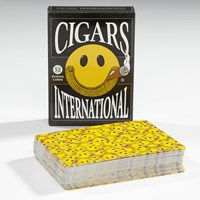 CI Smiley Christmas Gift Wrapping Paper - Cigars International