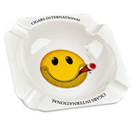 CI Smiley Ceramic Ashtray
