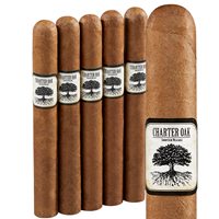 Charter Oak Habano Petite Corona (5.3"x42) Pack of 5