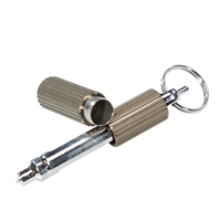 Cigar Punch Lighter Tool Lighter Purger Valve Adjuster with Key Ring 