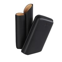 Lotus 2-Cigar Case - 70-Gauge - Leather  70 Ring Gauge