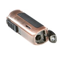 Lotus CEO Triple Flame Lighter - Brushed Copper 