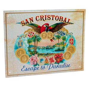 San Cristobal Metal Sign