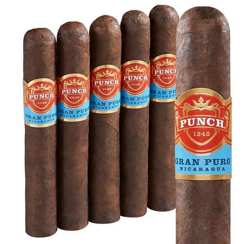 Punch Gran Puro Nicaragua (Robusto) (4.9"x48) Pack of 5