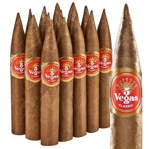 5 Vegas Classic Torpedo (6.0"x54) Pack of 15