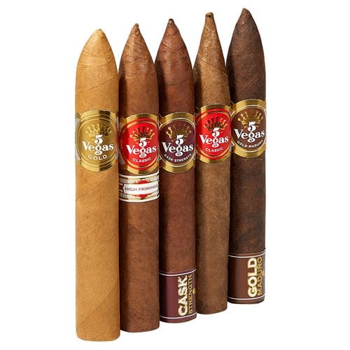5 Vegas 5-Star Torpedo Sampler Cigar Samplers
