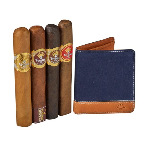 5 Vegas 6x60 4-Pack & Wallet Combo Cigar Samplers