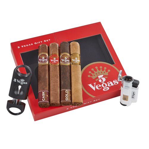 5 Vegas Gift Set Cigar Accessory Samplers