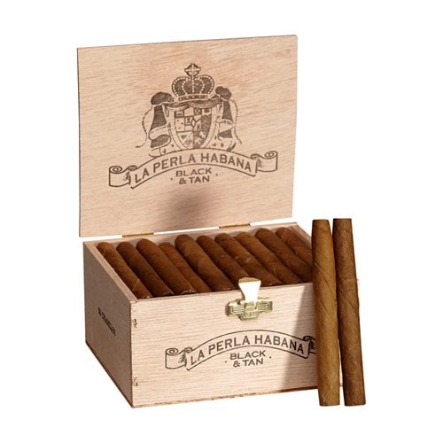 La Perla Habana Black & Tan (Cigarillos) (3.1"x23) Box of 50
