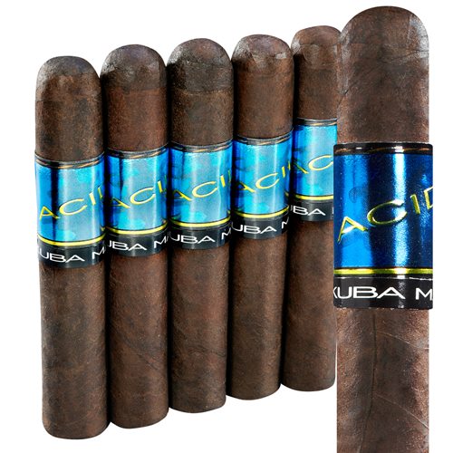 ACID Cigars by Drew Estate Kuba Kuba Maduro (Robusto) (5.0"x54) Pack of 5