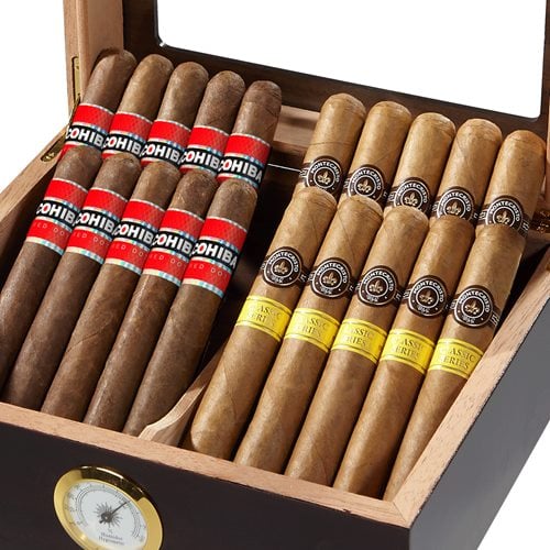Cohiba & Montecristo Humidor Collection Cigar Samplers