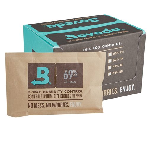 Boveda Humidor Bag w/69% RH 2-Way Humidity Control