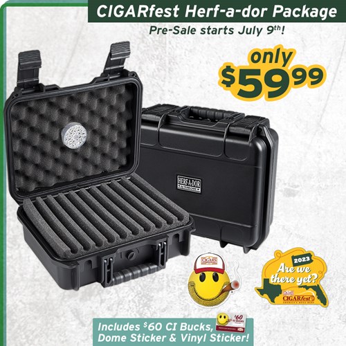 CIGARfest 2023 Herf-a-dor Package Humidor Accessories