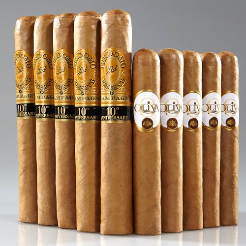#48: Perdomo Res. 10th Ann. Champ. and Oliva Conn. Reserve  10 Cigars