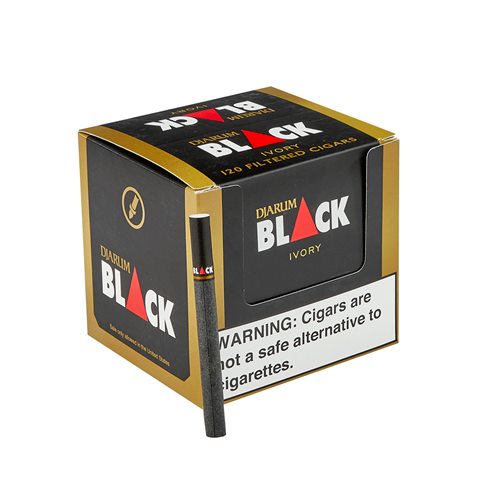 Djarum Black Bliss Tobacco Free Filtered Cloves Cigar, Ivory, 20