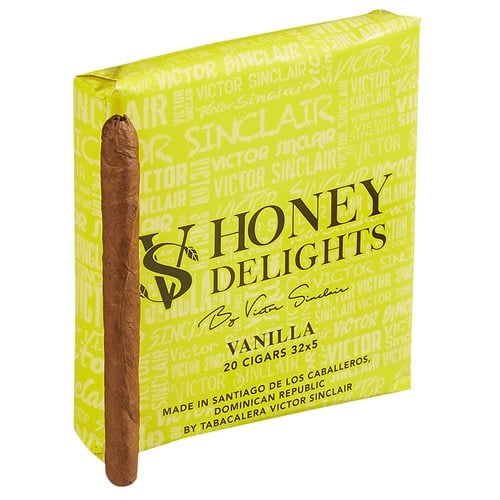 Honey Delights Cigarillo - Vanilla (Cigarillos) (5.0"x32) Pack of 20