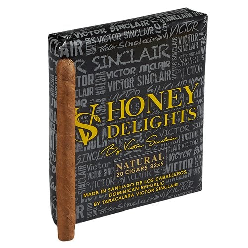 Honey Delights Cigarillo - Natural (Cigarillos) (5.0"x32) Pack of 20