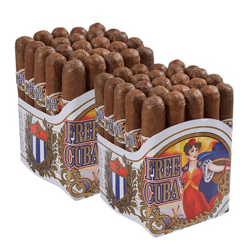 Free Cuba Robusto  2-fer (5.0"x50) Pack of 50