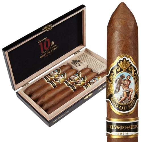 God of Fire 5-Cigar Aniversario Assortment Cigar Samplers