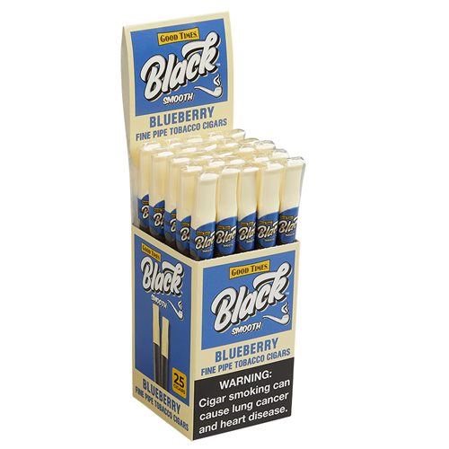 Good Times Black Tipped - Blueberry (Cigarillos) (4.2"x27) Box of 25