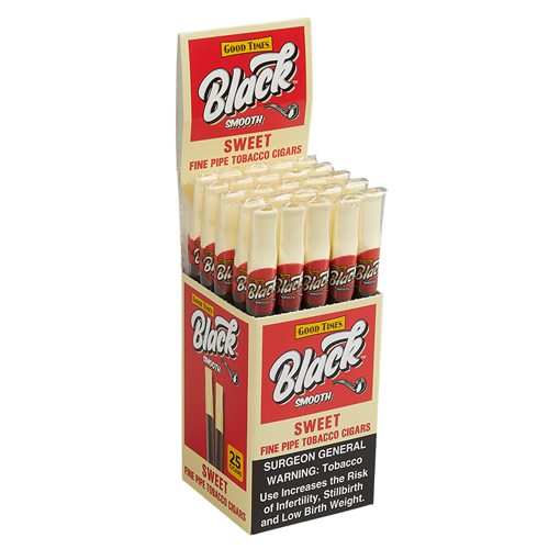 Good Times Black Tipped - Sweet (Cigarillos) (4.2"x27) Box of 25