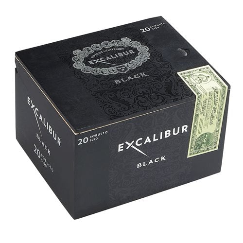 Excalibur Black Robusto (5.0"x50) Box of 20