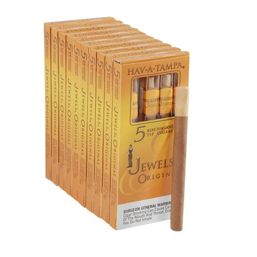 Hav-A-Tampa Jewels Regular (Cigarillos) (5.0"x29) Pack of 50 [10/5]