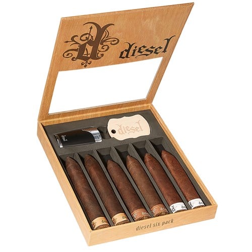 Diesel Sampler Gift Set  6 Cigars + Accessories