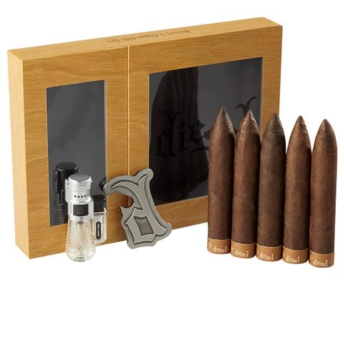 Diesel Bottle Opener & Lighter Gift Set Cigar Samplers