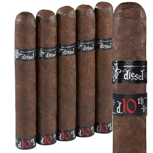 Diesel 10th Anniversary d.5552 (Robusto) (5.5"x52) Pack of 5