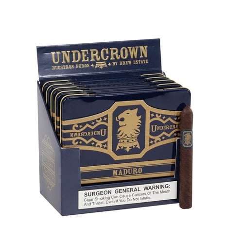 Drew Estate Undercrown Maduro Coronets Tins (Cigarillos) (4.0"x32) Pack of 50