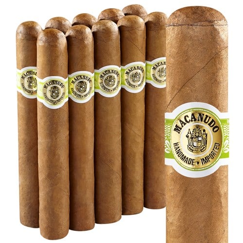 Macanudo Cafe Hyde Park (Robusto) (5.5"x49) Pack of 10